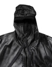 Dolce & Gabbana Black Lambskin Leather Full Zip Biker Jacket