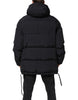Dolce & Gabbana Black Nylon Full Zip Hooded Parka Jacket