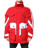 Dolce & Gabbana Red White Nylon Full Zip Windbreaker Jacket