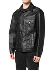 Dolce & Gabbana Black Polyester Button Down Biker Jacket