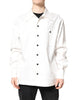 Dolce & Gabbana White DG Monogram Cotton Button Down Shirt