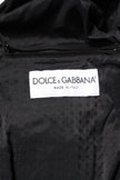Dolce & Gabbana Black Lambskin Leather Full Zip Biker Jacket