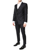 Dolce & Gabbana Blue MARTINI Wool Formal 3 Piece Suit