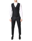 Dolce & Gabbana Blue MARTINI Wool Formal 3 Piece Suit