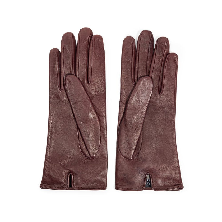 Dolce & Gabbana Burgundy Leather Clothing
