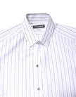 Dolce & Gabbana White Stripes Cotton GOLD Formal Dress Shirt