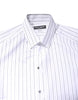 Dolce & Gabbana White Stripes Cotton GOLD Formal Dress Shirt