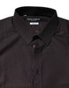 Dolce & Gabbana Maroon Jacquard Cotton GOLD Men Dress Shirt