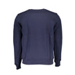 North Sails Blue Cotton Men Sweater