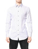 Dolce & Gabbana White Stripes GOLD Cotton Formal Shirt
