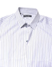 Dolce & Gabbana White Stripes GOLD Cotton Formal Shirt