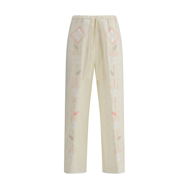 Forte_Forte Embroidered linen Pants