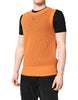 Dolce & Gabbana Orange Cashmere Round Neck Sleeveless T-shirt