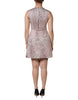 Dolce & Gabbana Pink Jacquard Sleeveless Sheath Mini Dress
