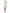 Dolce & Gabbana White Floral Lace Long Sleeves Shift Dress