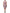 Dolce & Gabbana Pink Floral Lace Sleeveless Sheath Dress