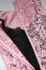Dolce & Gabbana Pink Floral Lace Sleeveless Sheath Dress