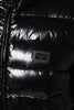 Dolce & Gabbana Black Logo Plaque Full Zip Puffer Jacket