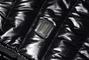 Dolce & Gabbana Black Logo Plaque Full Zip Puffer Jacket