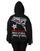 Dolce & Gabbana Black Embroidered Full Zip Hooded Jacket