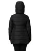 Dolce & Gabbana Black Puffer Hooded Zip Reversible Jacket