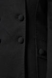 Dolce & Gabbana Black Wool Sartoria Italiano Blazer Jacket