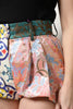 Dolce & Gabbana Multicolor High Waist Women Hot Pants Shorts