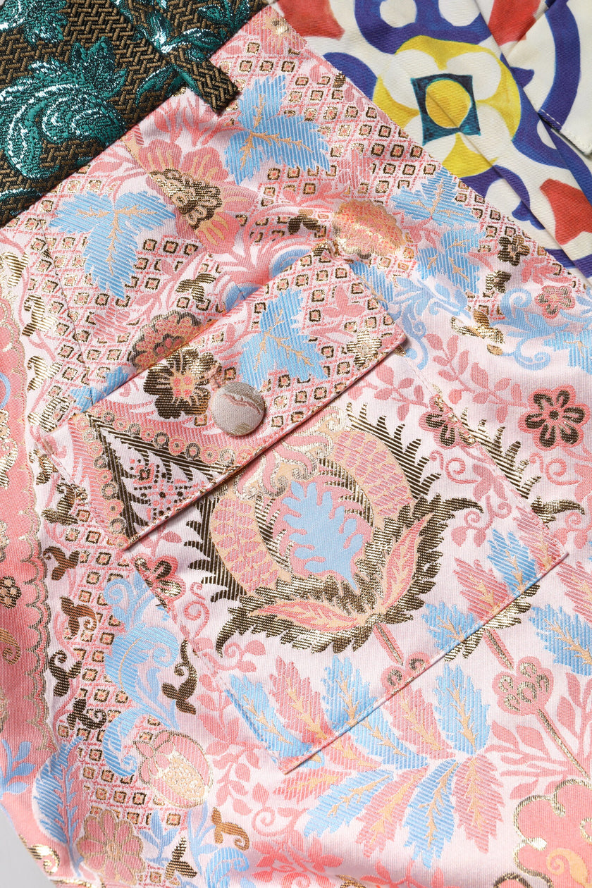 Dolce & Gabbana Multicolor High Waist Women Hot Pants Shorts