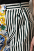 Dolce & Gabbana Multicolor Majolica Print High Waist Shorts