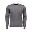 Harmont & Blaine Gray Wool Men Sweater
