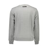 Plein Sport Gray Cotton Men Sweater