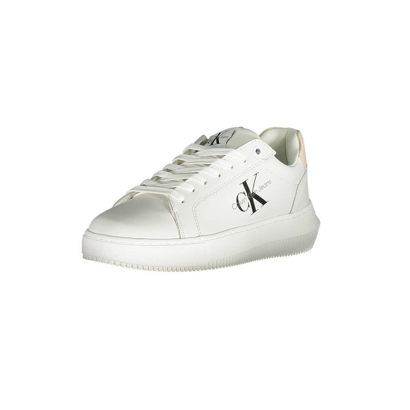 Calvin Klein White Polyester Women Sneaker