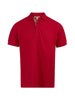 Burberry Red Cotton Collared Polo Shirt