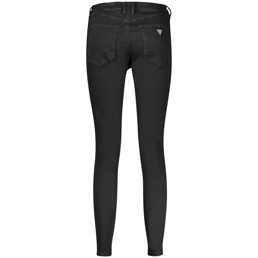 Guess Jeans Black Cotton Jeans & Pant