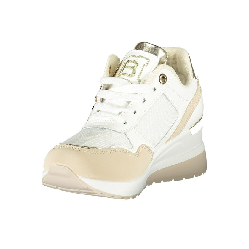Laura Biagiotti Beige Polyester Women Sneaker