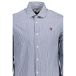 U.S. POLO ASSN. Blue Cotton Men Shirt