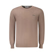 Guess Jeans Brown Cotton Men Sweater