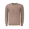 Guess Jeans Brown Cotton Men Sweater