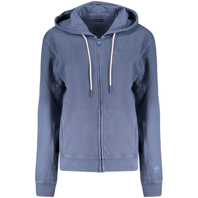 North Sails Blue Cotton Women Sweater