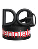 Dolce & Gabbana Black Polyester Logo Print DG Buckle Belt