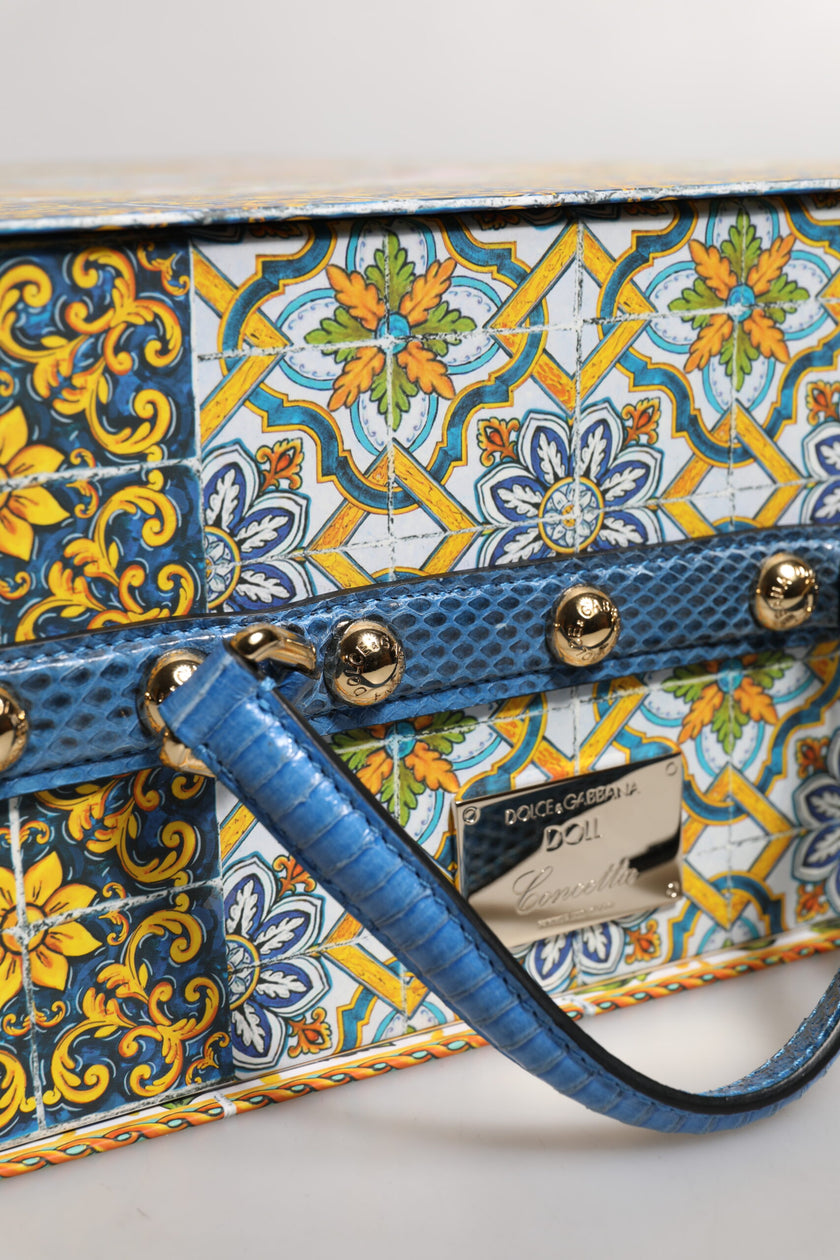 Dolce & Gabbana Black Dress Ceramic Porcelain Fashion Leather Sicily Dolls