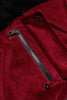 Dolce & Gabbana Red Black Cotton Logo FullZip Bomber Jacket