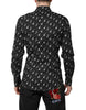 Dolce & Gabbana Black GOLD Instrument Embellished Shirt