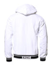 Dolce & Gabbana White Cotton Logo Hooded Sweatshirt Sweater