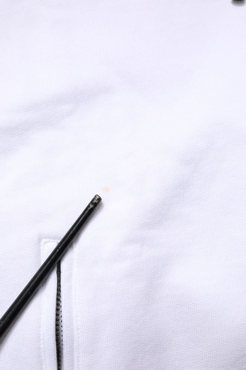 Dolce & Gabbana White Cotton Logo Hooded Sweatshirt Sweater