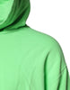 Dolce & Gabbana Green Cotton DG Logo Print Hooded Sweater