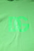 Dolce & Gabbana Green Cotton DG Logo Print Hooded Sweater