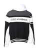 Dolce & Gabbana Multicolor Logo Pullover Hooded Sweater