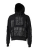 Dolce & Gabbana Black Cotton Hooded Sweatshirt Sweater