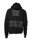 Dolce & Gabbana Black Cotton Hooded Sweatshirt Sweater
